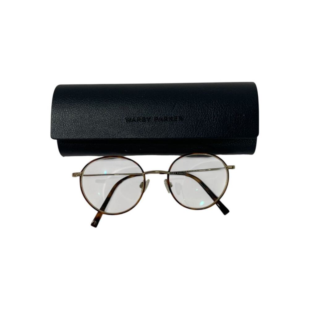 Warby Parker Round Glasses with Black Case